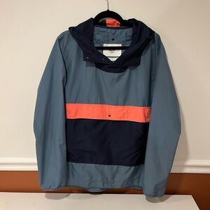 Herschel Supply Company Blue and Coral Windbreaker